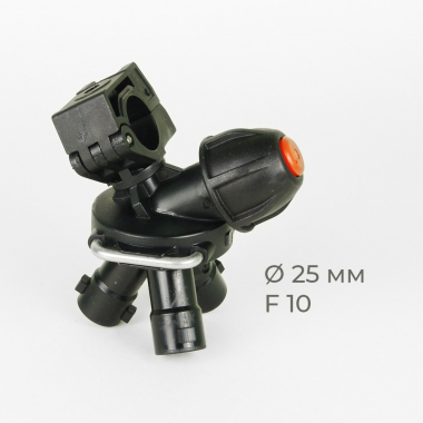 Держатель форсунок тройной для опрыскивателя Lemken 25 мм, F10