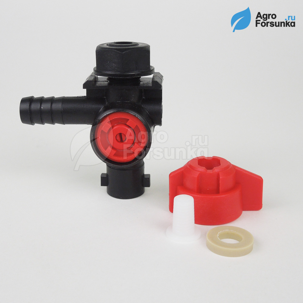 Держатель форсунки одинарный правый на шланг 1/2"