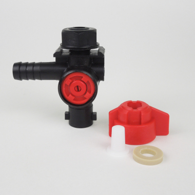 Держатель форсунки одинарный правый на шланг 1/2"